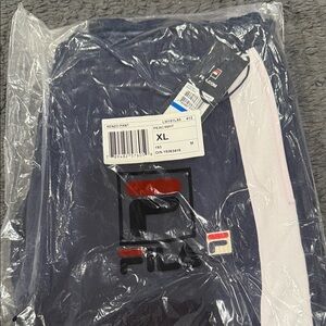 Fila Navy and White Sports Jacket